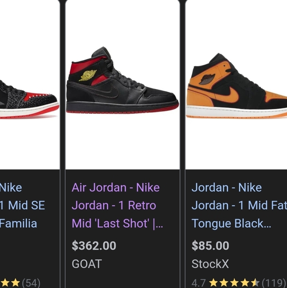Nike Air Jordan black and red with yellow insignia - Picture 11 of 11